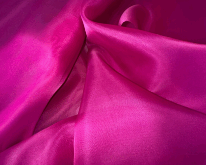 HBO 19 Fuchsia Silk Organza