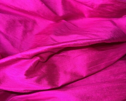 Red / Pink Indian Silk Dupion