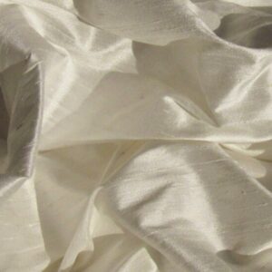 Ivory Handwoven Indian Silk Dupion