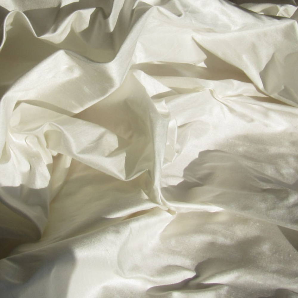 Ivory Powerwoven Indian Silk Dupion