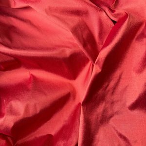 MC 53 Coral Power Woven Indian Silk Dupion