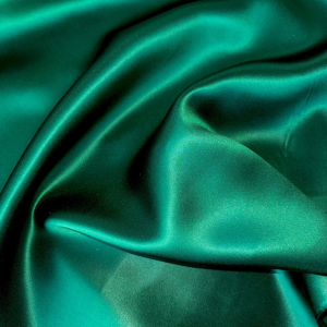 Forest Green Mulberry Silk Satin