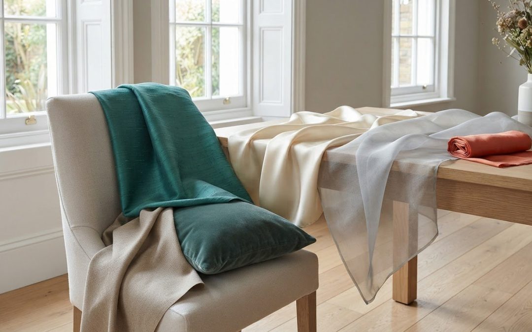 Silk Fabric for Interior Design: Texture, Light and Choice